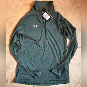 Under armour striped quarter zip